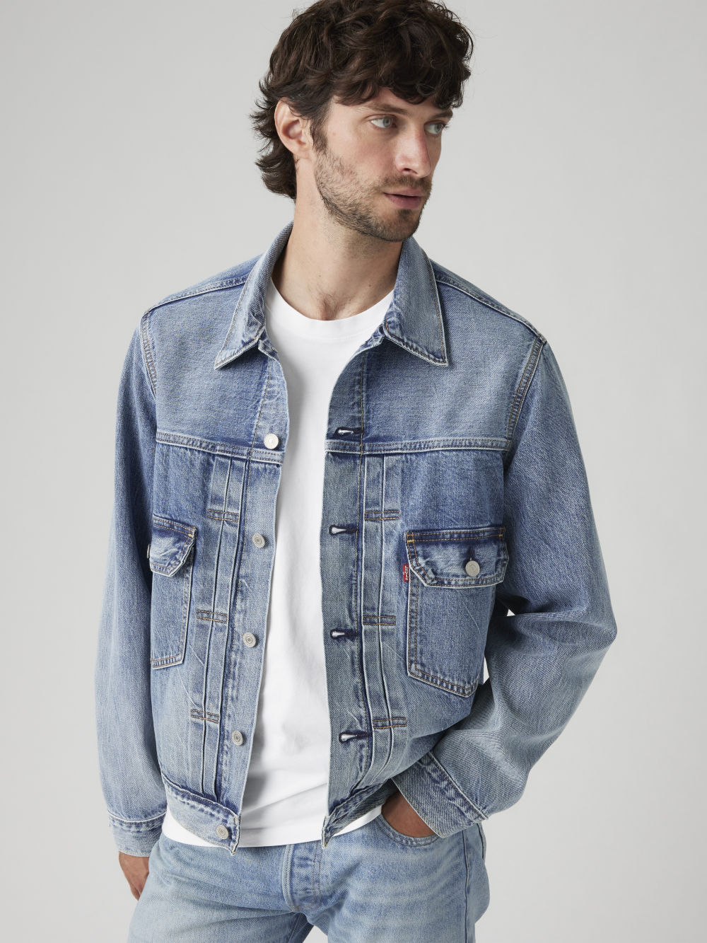 Levi’s® 男款 TYPE II 二代牛仔外套 人氣新品