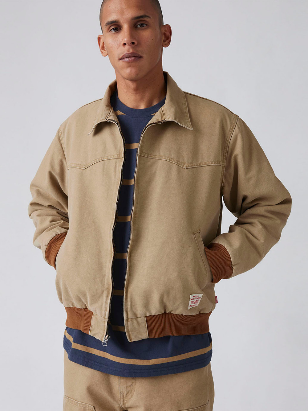 Workwear工裝系列 男款 鋪棉丹寧牛仔夾克外套 人氣新品