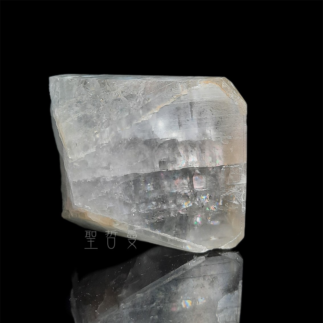 河北藍色稜狀重晶石晶簇1113-10號 Barite ~帶有智慧、更加清晰的溝通表達能力。 ⁡_2