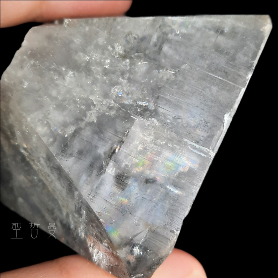 河北藍色稜狀重晶石晶簇1113-10號 Barite ~帶有智慧、更加清晰的溝通表達能力。 ⁡_3