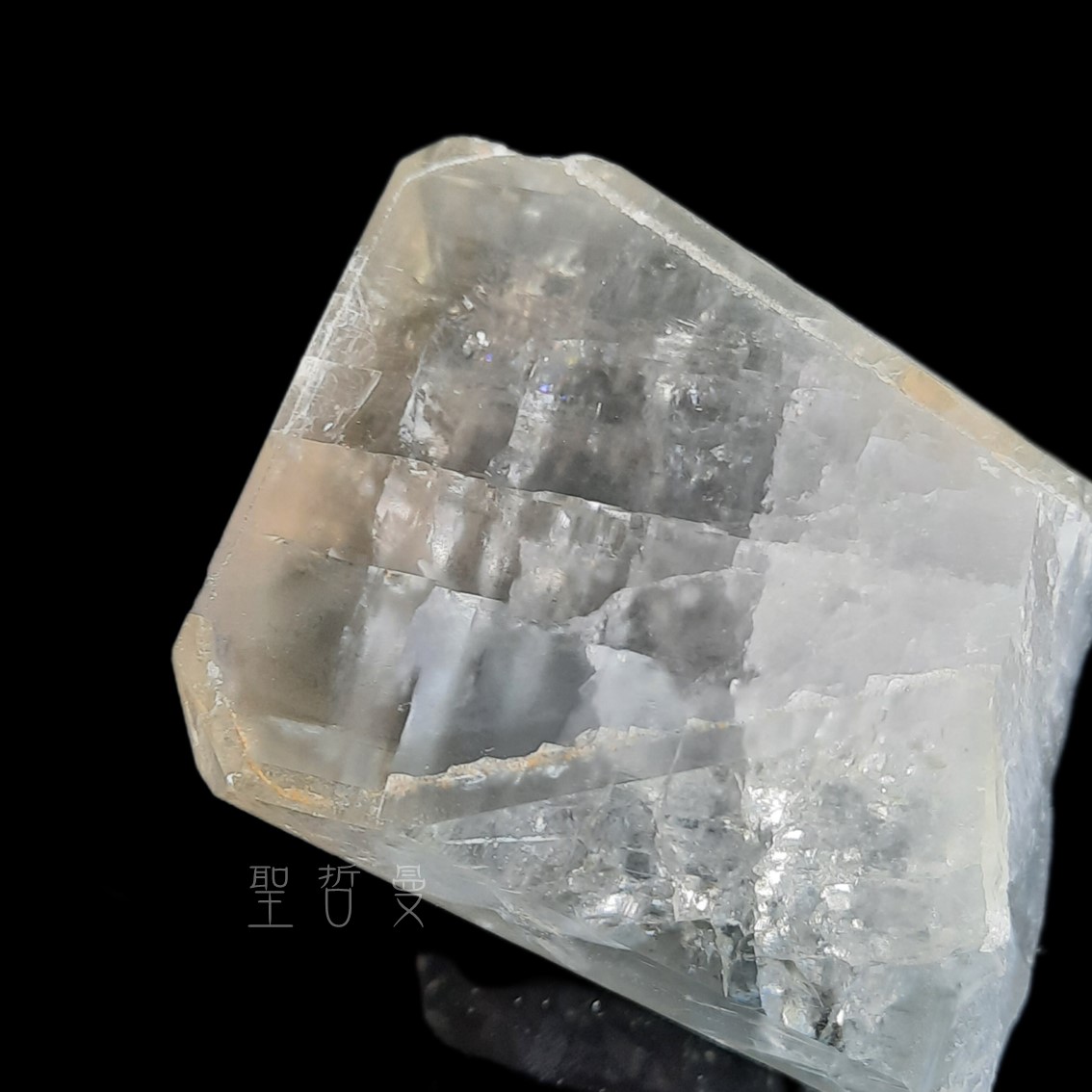 河北藍色稜狀重晶石晶簇1113-10號 Barite ~帶有智慧、更加清晰的溝通表達能力。 ⁡_5