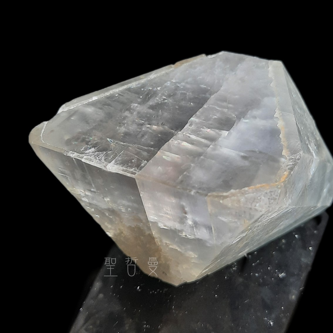河北藍色稜狀重晶石晶簇1113-10號 Barite ~帶有智慧、更加清晰的溝通表達能力。 ⁡_6