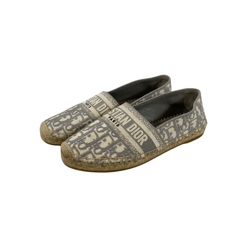 【桃園家樂福經國店】Christian Dior/草編鞋/38/CL 0121