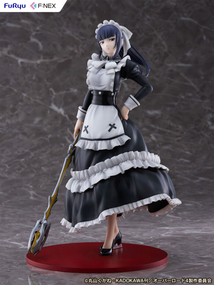 FURYU 1/7 F:NEX OVERLORD 不死者之王 娜貝拉爾·伽瑪 戰鬥女僕團 PVC完成品_0
