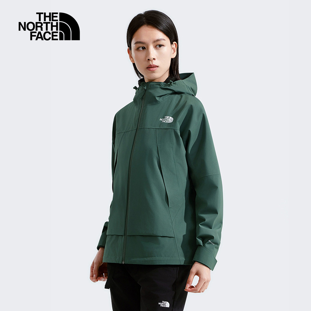 The North Face北面女款綠色DryVent防水透氣衝鋒衣｜8BWEHCH_7