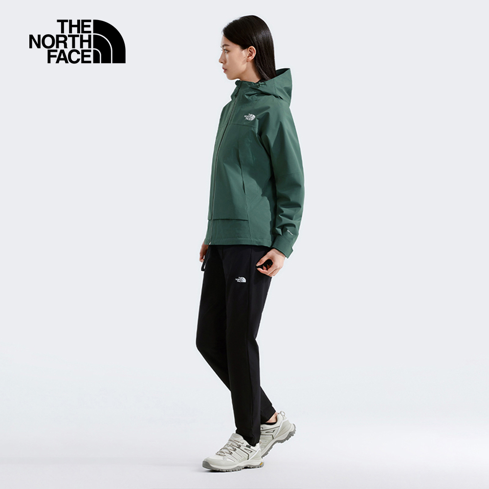 The North Face北面女款綠色DryVent防水透氣衝鋒衣｜8BWEHCH_9