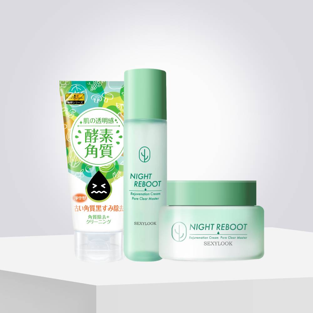 【SEXYLOOK 西西露】仙人掌夜光洗顏組(夜光代謝水 200ml+夜光代謝霜 75ml+洗面乳120ml_擇1_4