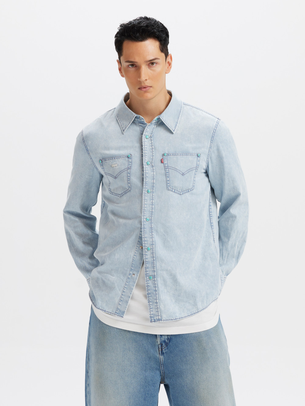 Workwear 工裝系列 男款 長袖襯衫 牛津領 牛仔襯衫 人氣新品