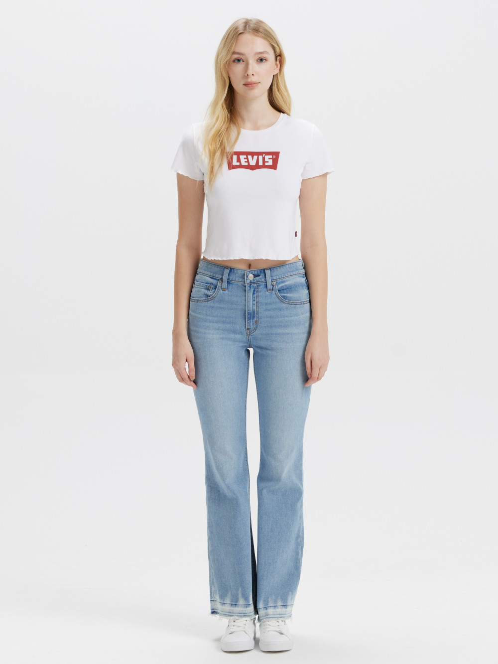 726™ 女款 高腰牛仔褲 喇叭褲 人氣新品