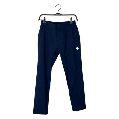 【宜蘭家樂福店】DESCENTE/直筒褲/M/D8432RWP05-DB