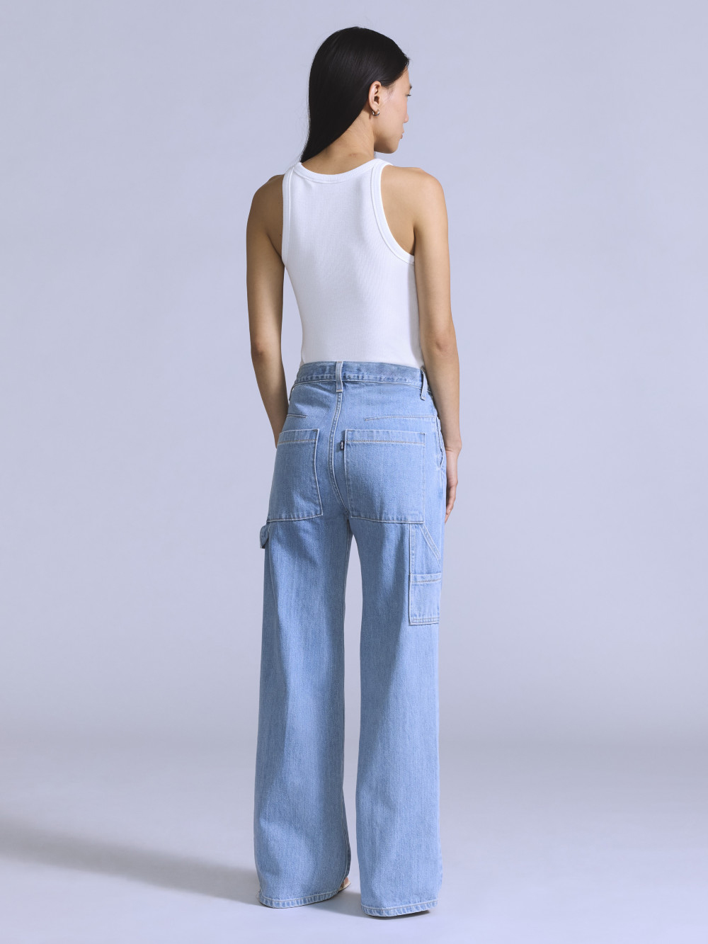 BLUETAB™ 女款 寬鬆丹寧工裝牛仔褲 人氣新品_2
