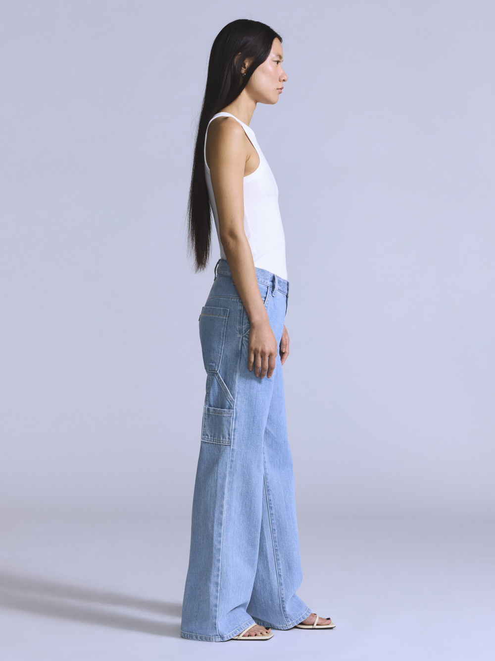 BLUETAB™ 女款 寬鬆丹寧工裝牛仔褲 人氣新品_4