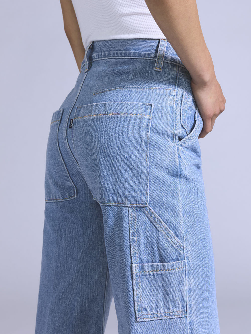 BLUETAB™ 女款 寬鬆丹寧工裝牛仔褲 人氣新品_5
