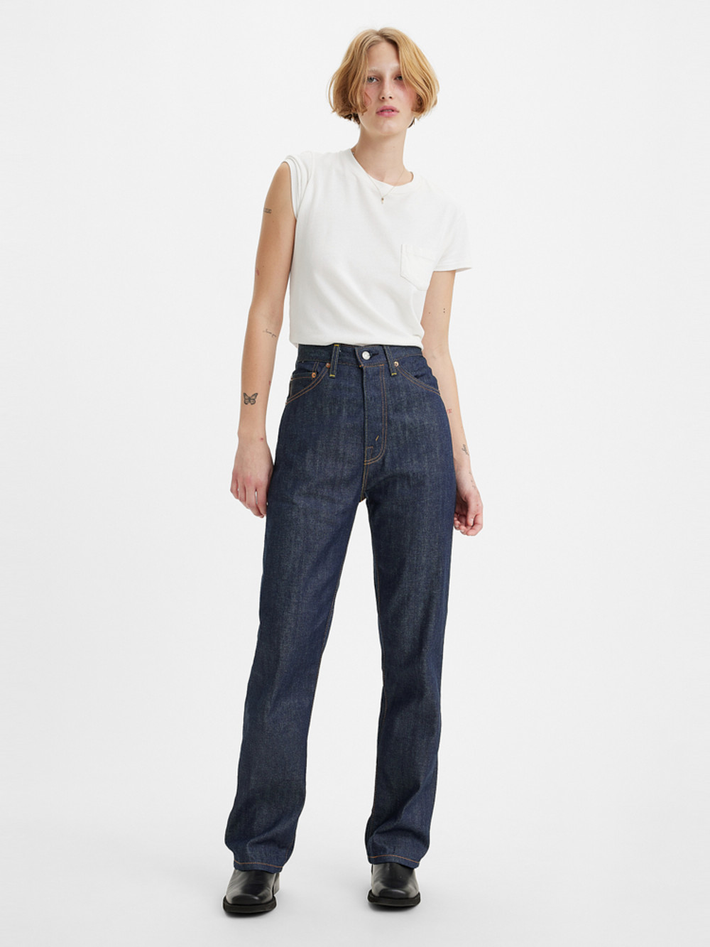 LEVI’S® VINTAGE CLOTHING 1950’s 701 原色 赤耳丹寧 / LVC 人氣新品