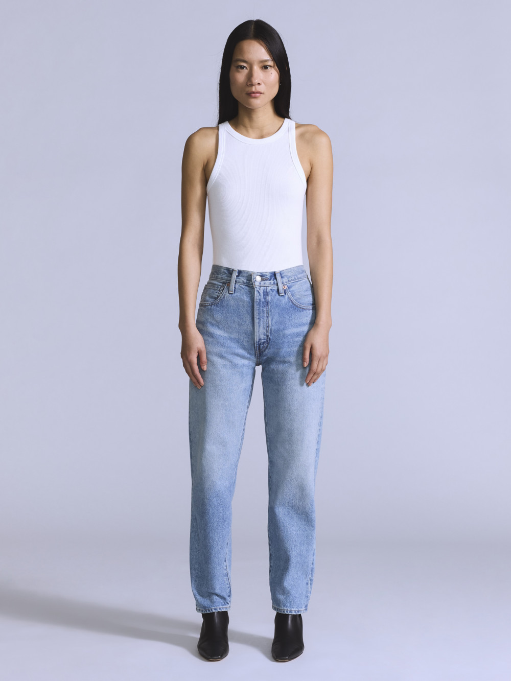 BLUETAB™ 女款 日本製COLUMN直筒丹寧牛仔褲 人氣新品