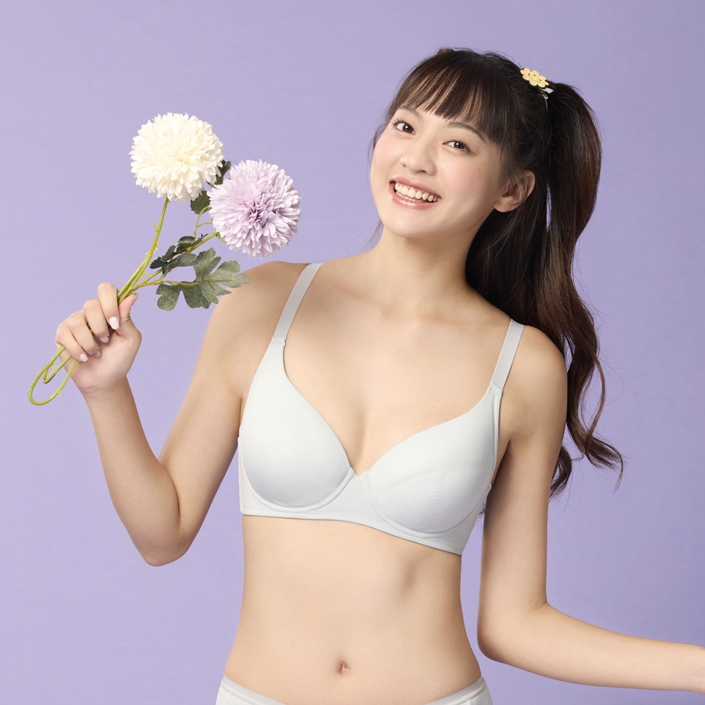 嬪婷-FTC系列大罩杯 D-F罩杯內衣(柔霧灰綠) BB4024F5