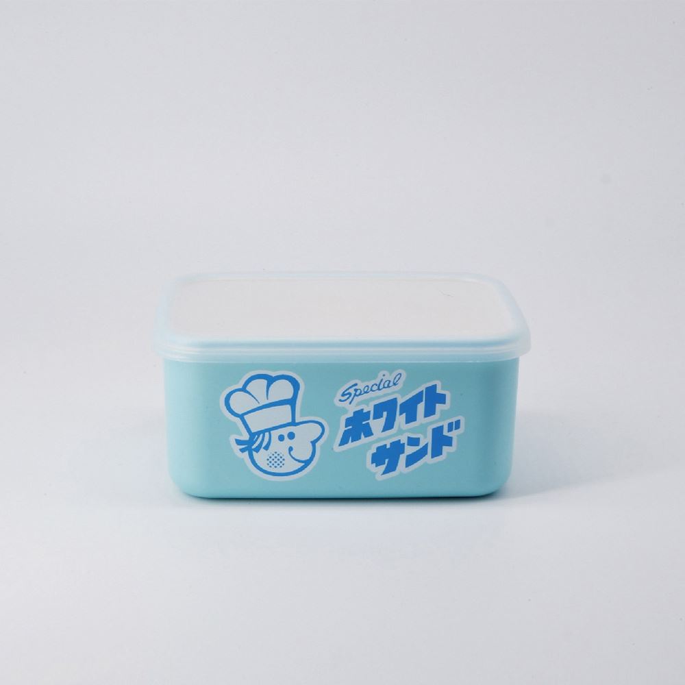 廠商配送 日本製 昭和復古 廚師爺爺輕巧便當盒(250ml)_0