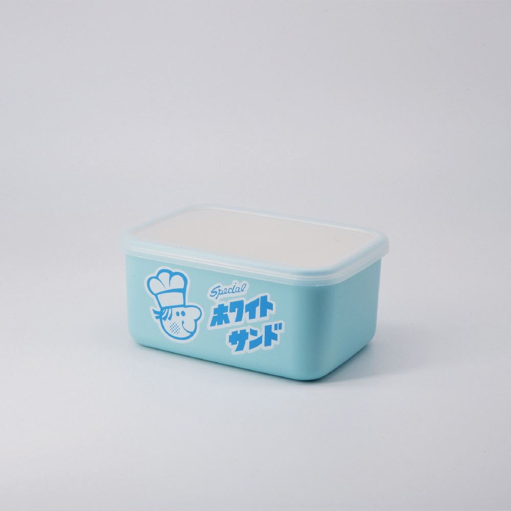 廠商配送 日本製 昭和復古 廚師爺爺輕巧便當盒(250ml)_1