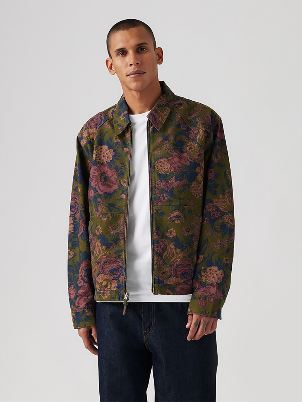 Levi’s® 男款 百花印花造型夾克 / 外套 人氣新品