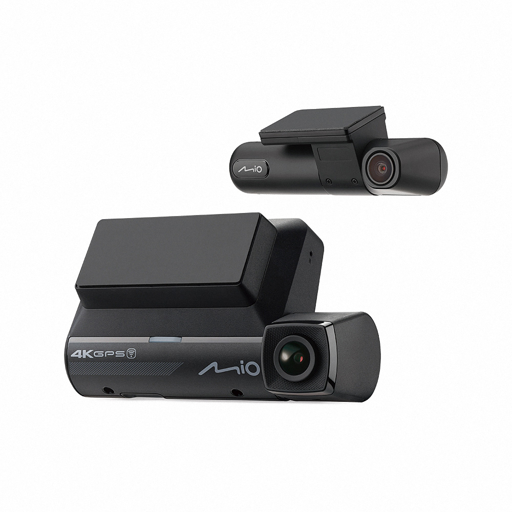 Mio 960W3=960W+E80D 【$13988♦官網限定折扣↘送U3 128G(選項可升級)+5吋保護貼+拭鏡布+反光貼紙+三孔車充P301+HP 立體聲耳機 金】前4K後2K內2K Sony STARVIS2 GPS測速 WIFI HDR 前後雙鏡行車記錄器 行車紀錄器_1