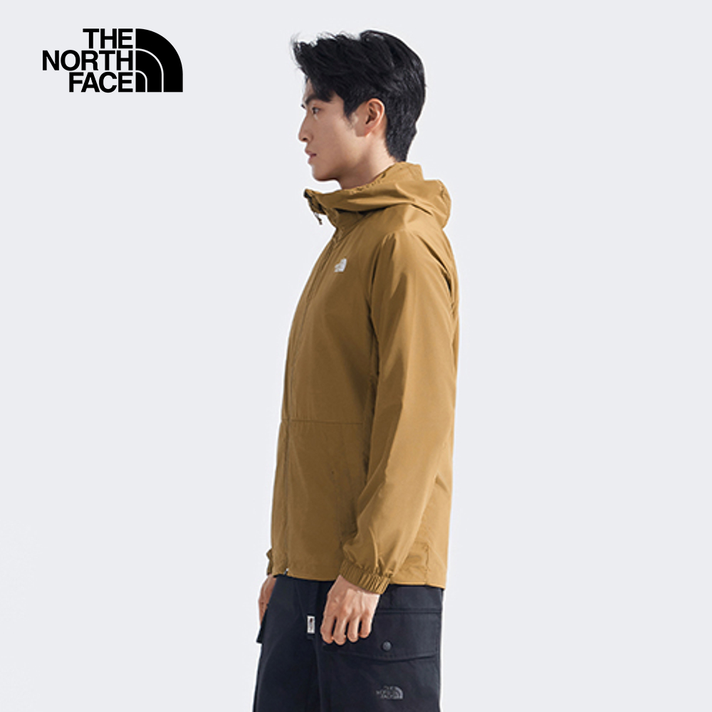 【24H限定價】The North Face北面男款棕色吸濕排汗連帽外套｜8ET7173_9
