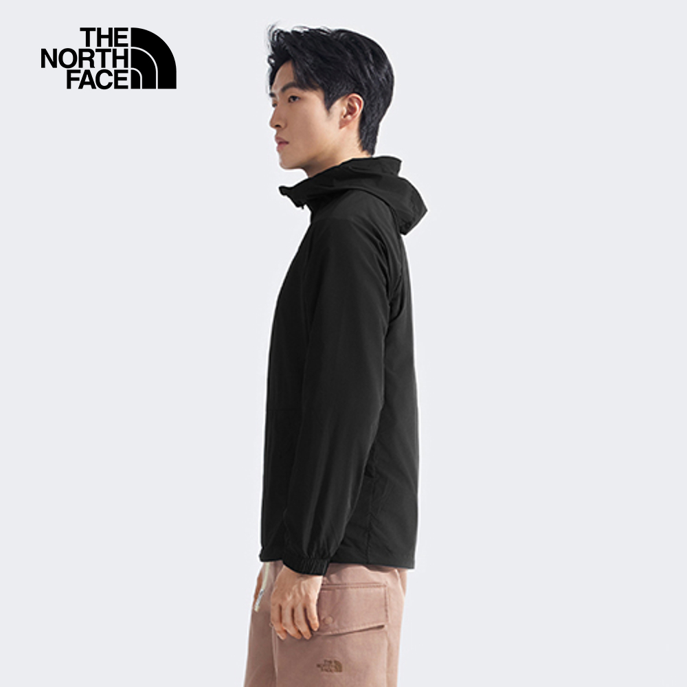 The North Face北面男款黑色吸濕排汗連帽外套｜8ET7JK3_9