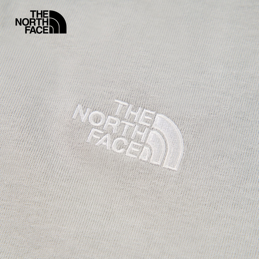 【限量爆品】The North Face北面男女款灰色純棉舒適透氣短袖POLO衫｜8EY7A0M_5
