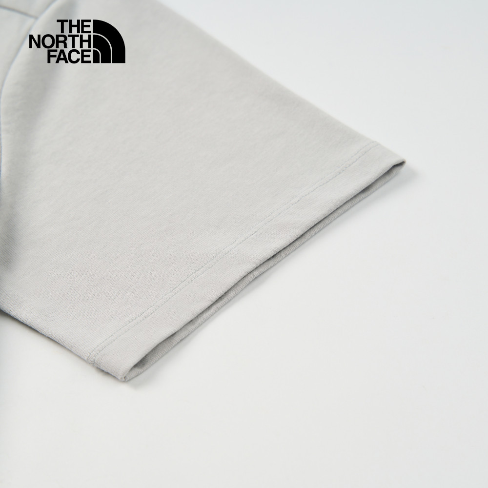 【限量爆品】The North Face北面男女款灰色純棉舒適透氣短袖POLO衫｜8EY7A0M_6