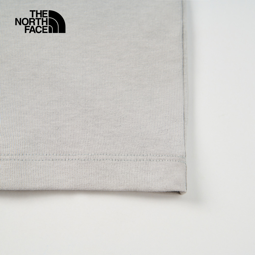 【限量爆品】The North Face北面男女款灰色純棉舒適透氣短袖POLO衫｜8EY7A0M_7