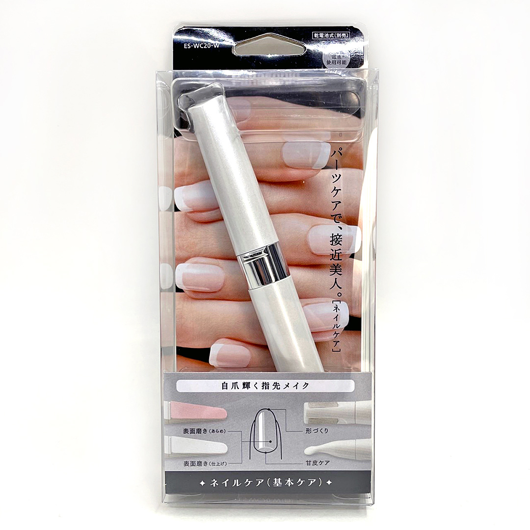 【多功能美甲器】新作! 現貨 日本 Panasonic 國際牌 電動美甲機 白色 磨甲 指甲拋光 修甲機 日本原裝進口 熱賣中!_0