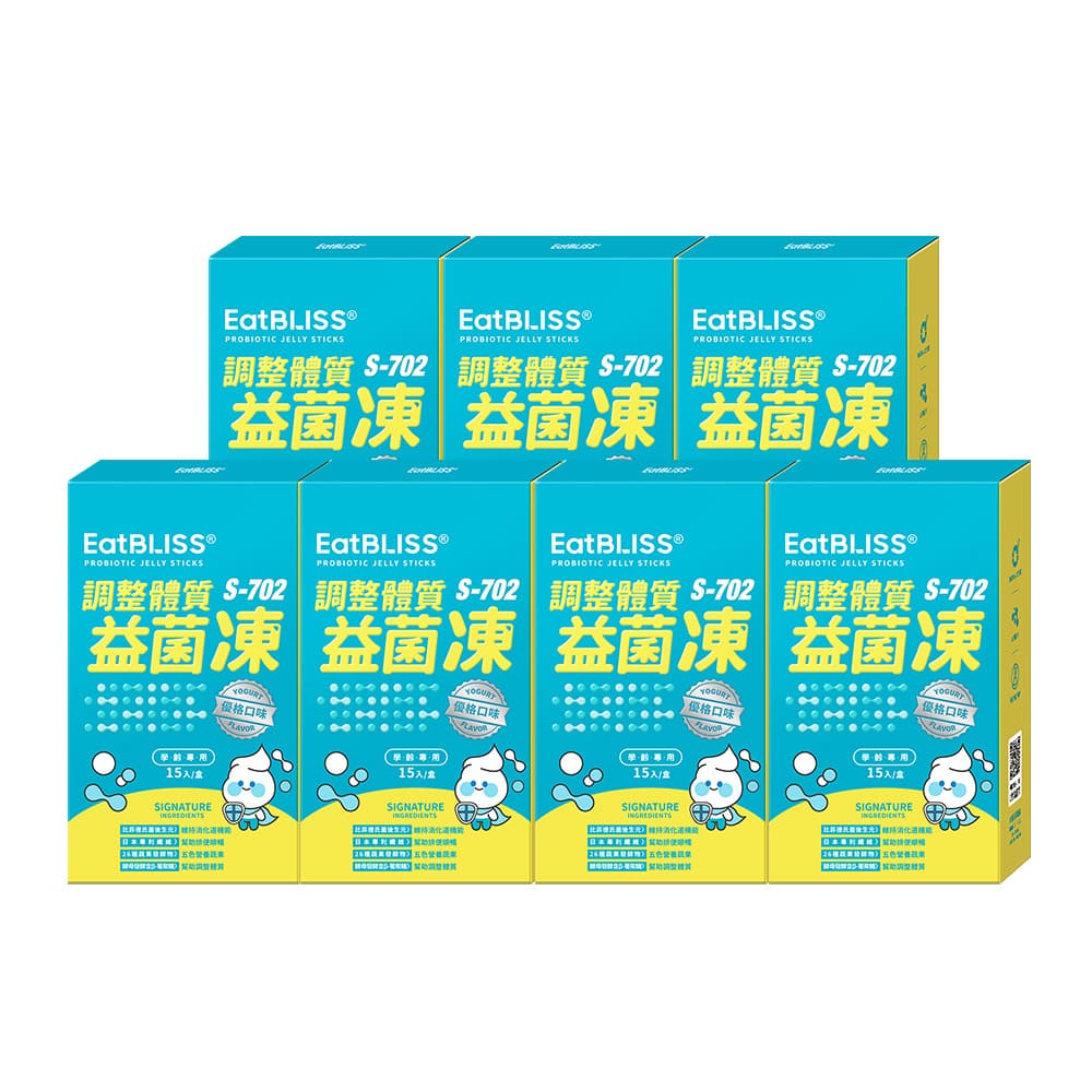 【EatBLISS益比喜】調整體質益菌凍-優格口味105入(15入/盒x7)_0
