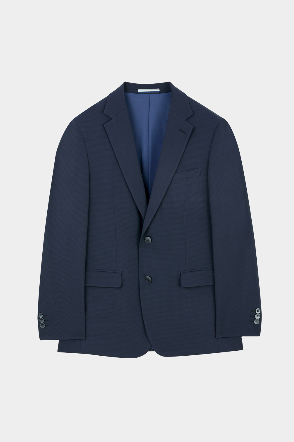 SST&C Midnight Blue Textured Suit | 00012502001_6