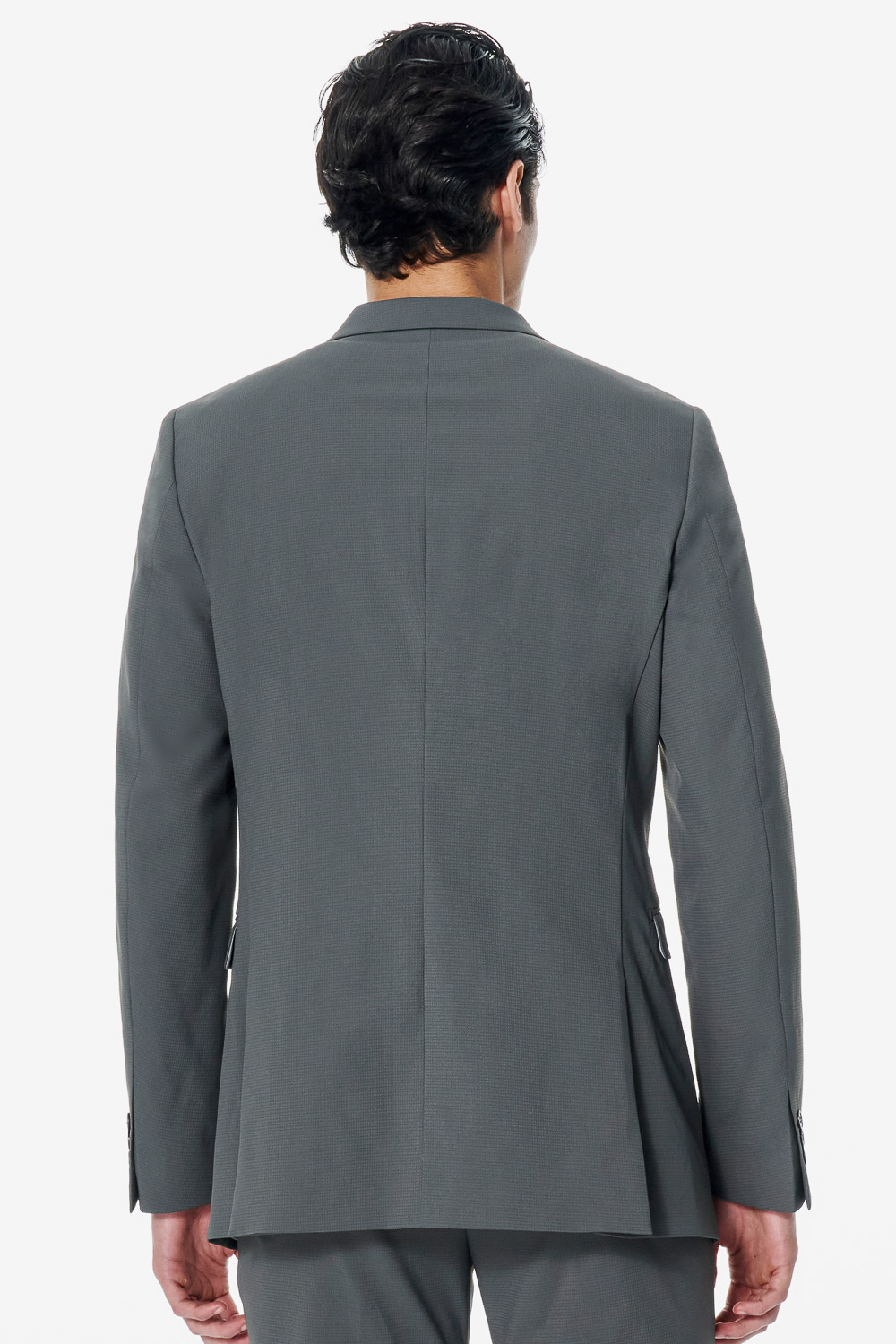 SST&C Light Grey Textured Suit | 00012502002_5