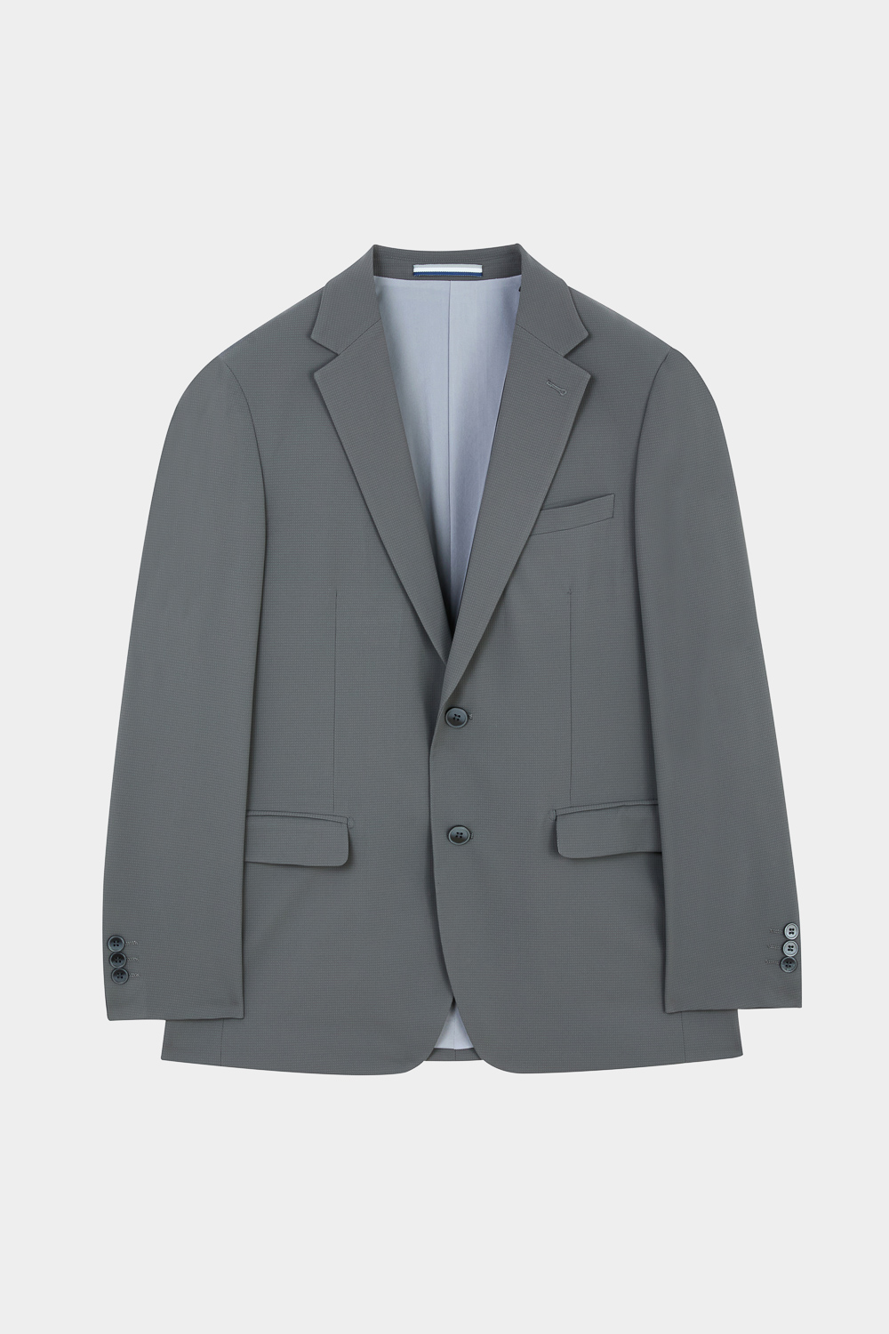 SST&C Light Grey Textured Suit | 00012502002_6