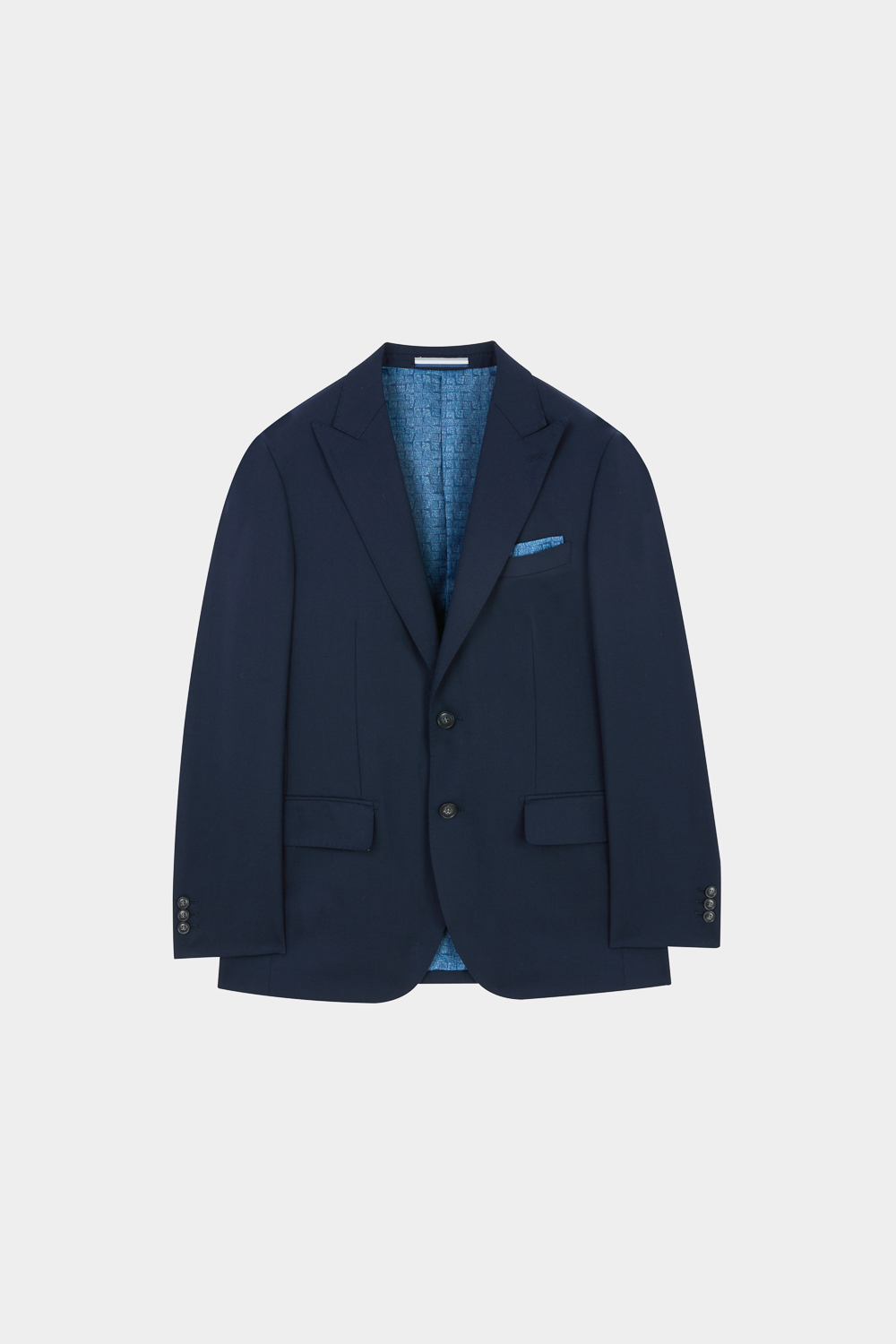 SST&C #Milan Series Midnight Blue Slim Suit | 00012502006_6