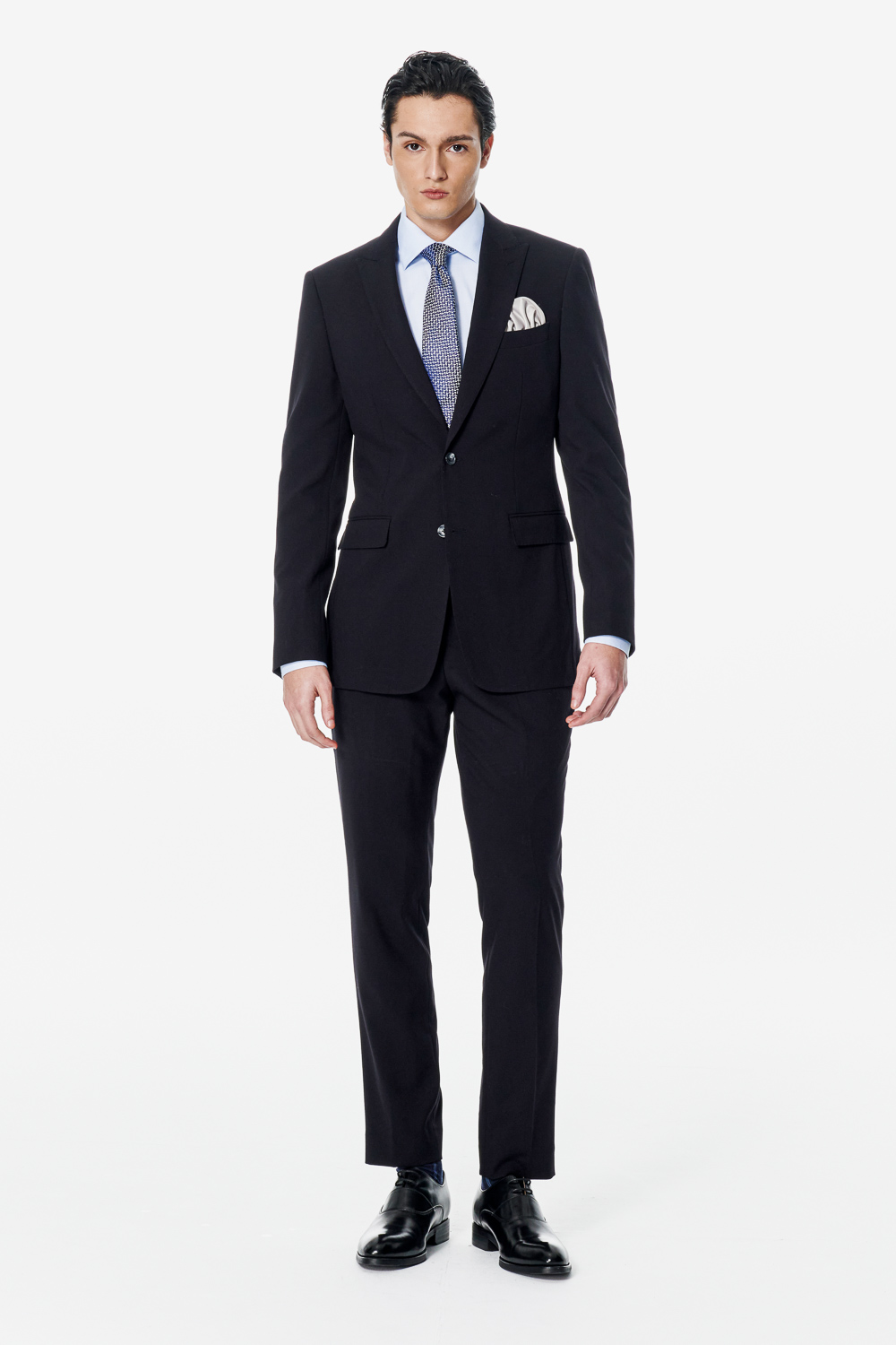 SST&C Black Tailored Suit | 00012502012_1