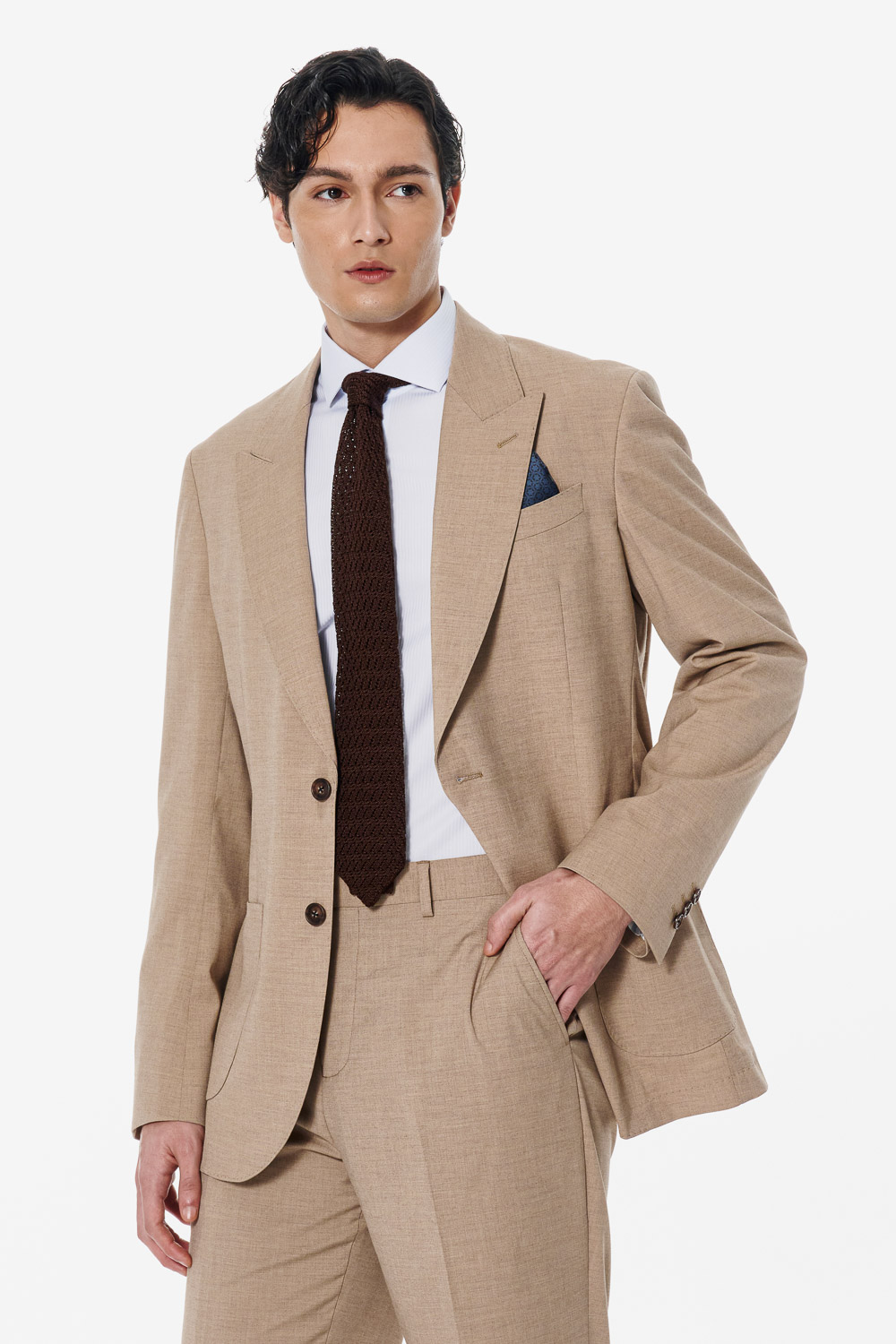 SST&C Khaki Leisure Suit | 00012502013_0