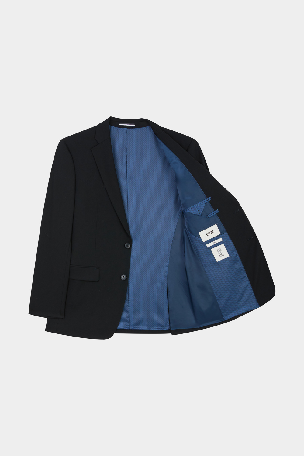 SST&C Black Slim Suit | 00012502014_7