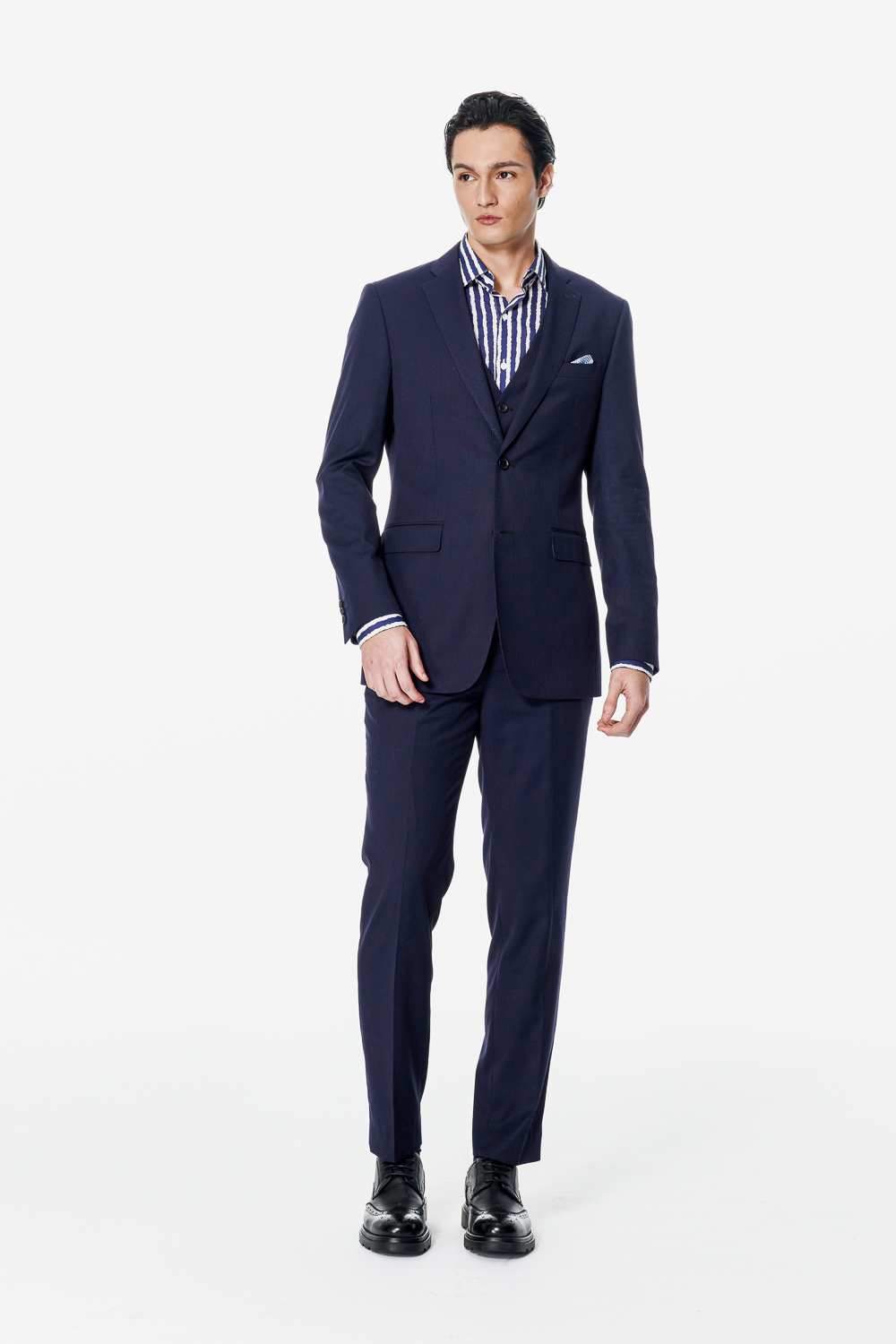 SST&C Shadow Stripe Slim Suit | 00012502015_1