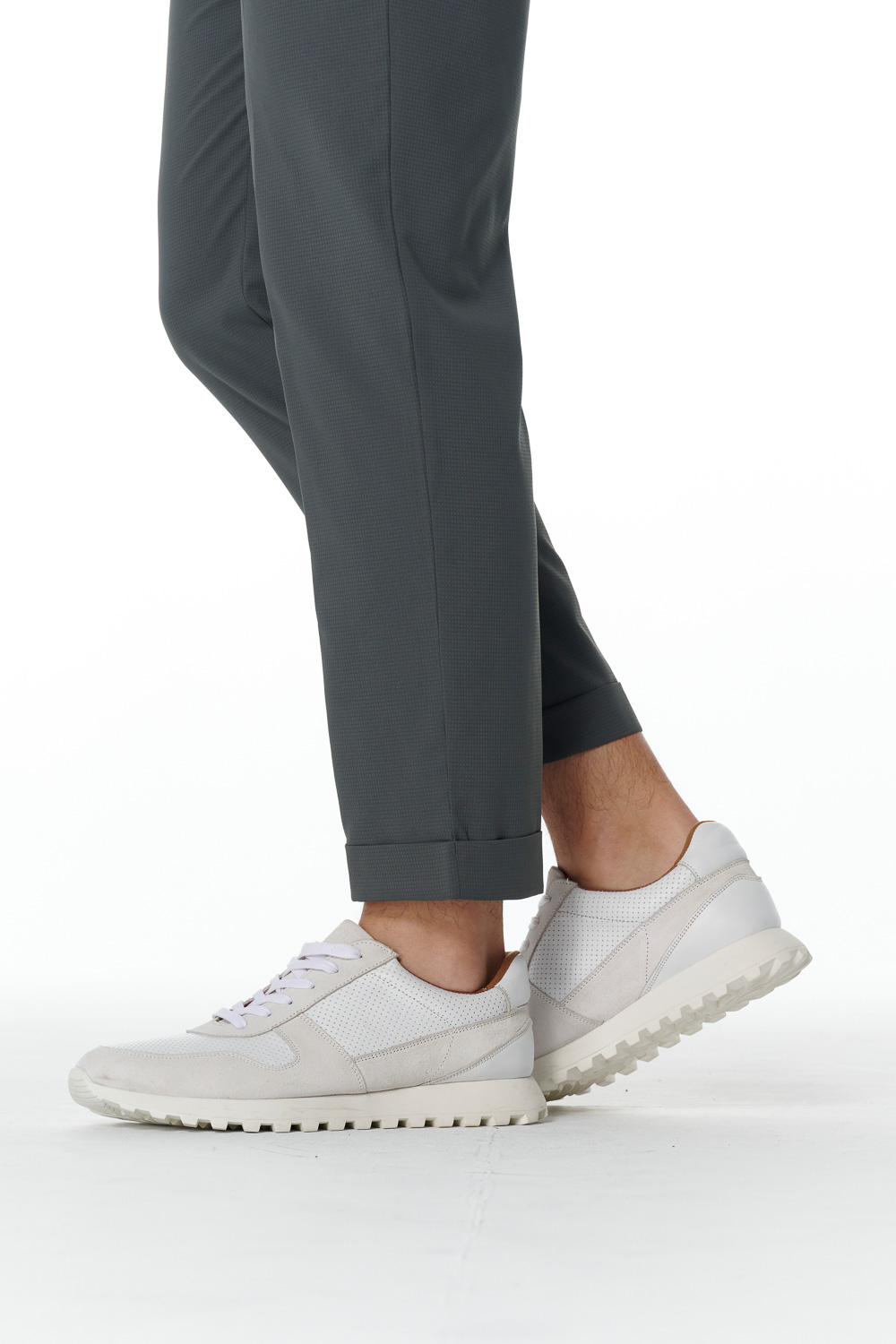 SST&C Light Grey Textured Trousers | 00022502002_6