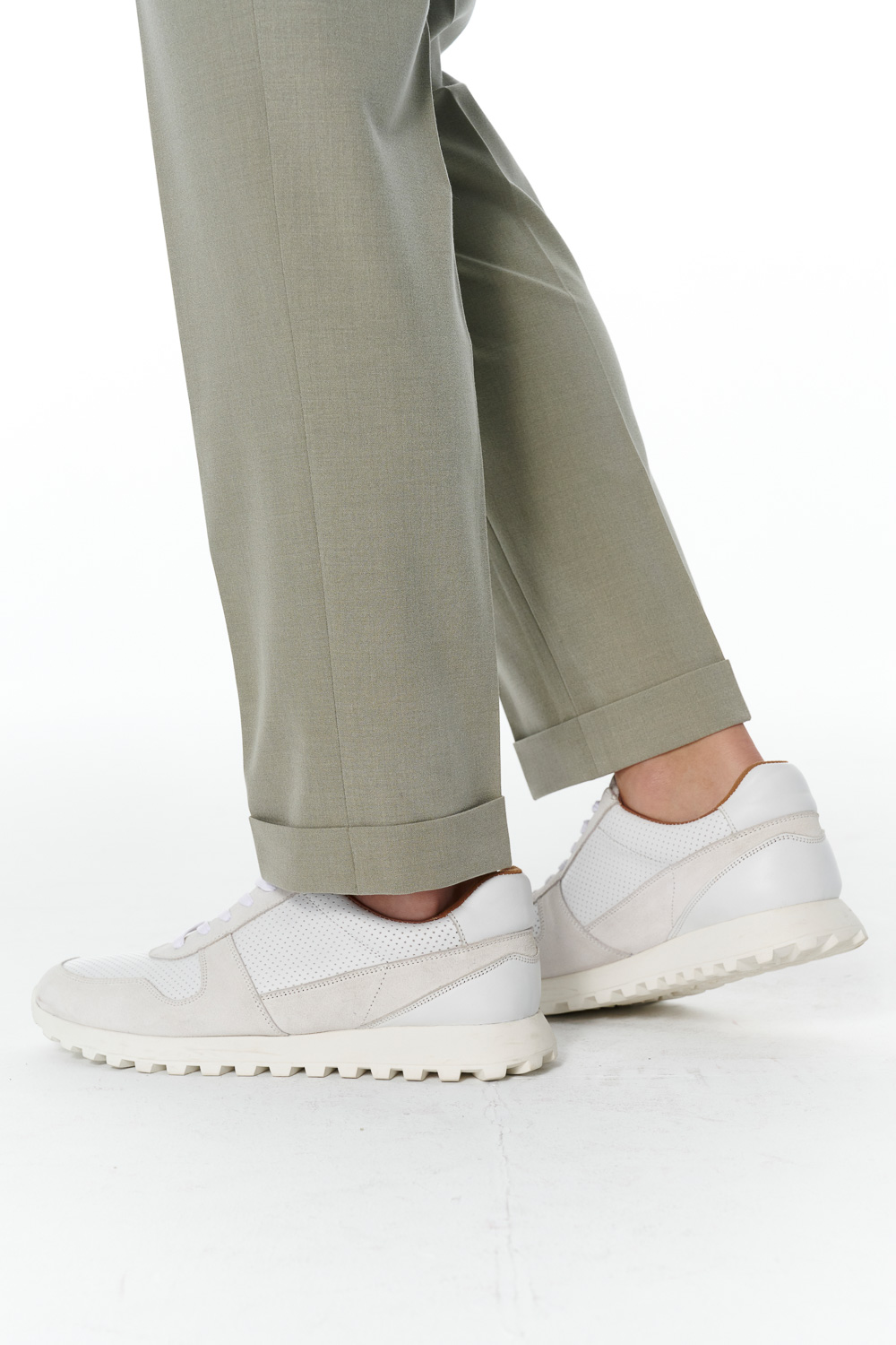 SST&C Lake Green Textured Trousers | 00022502003_6
