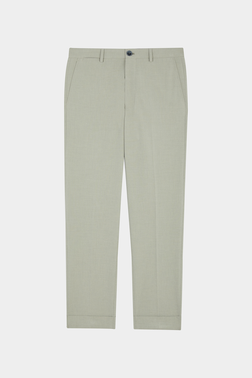 SST&C Lake Green Textured Trousers | 00022502003_7