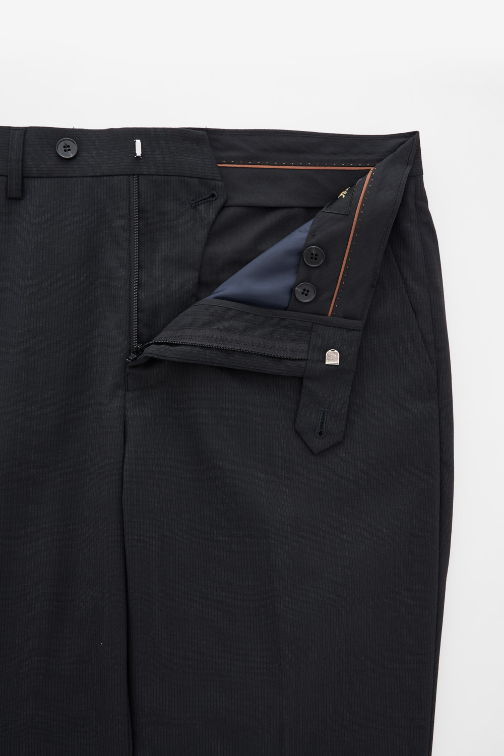 SST&C #Milan Series Machine Washable Black Micro Stripe Tailored Trousers | 00022502004_7