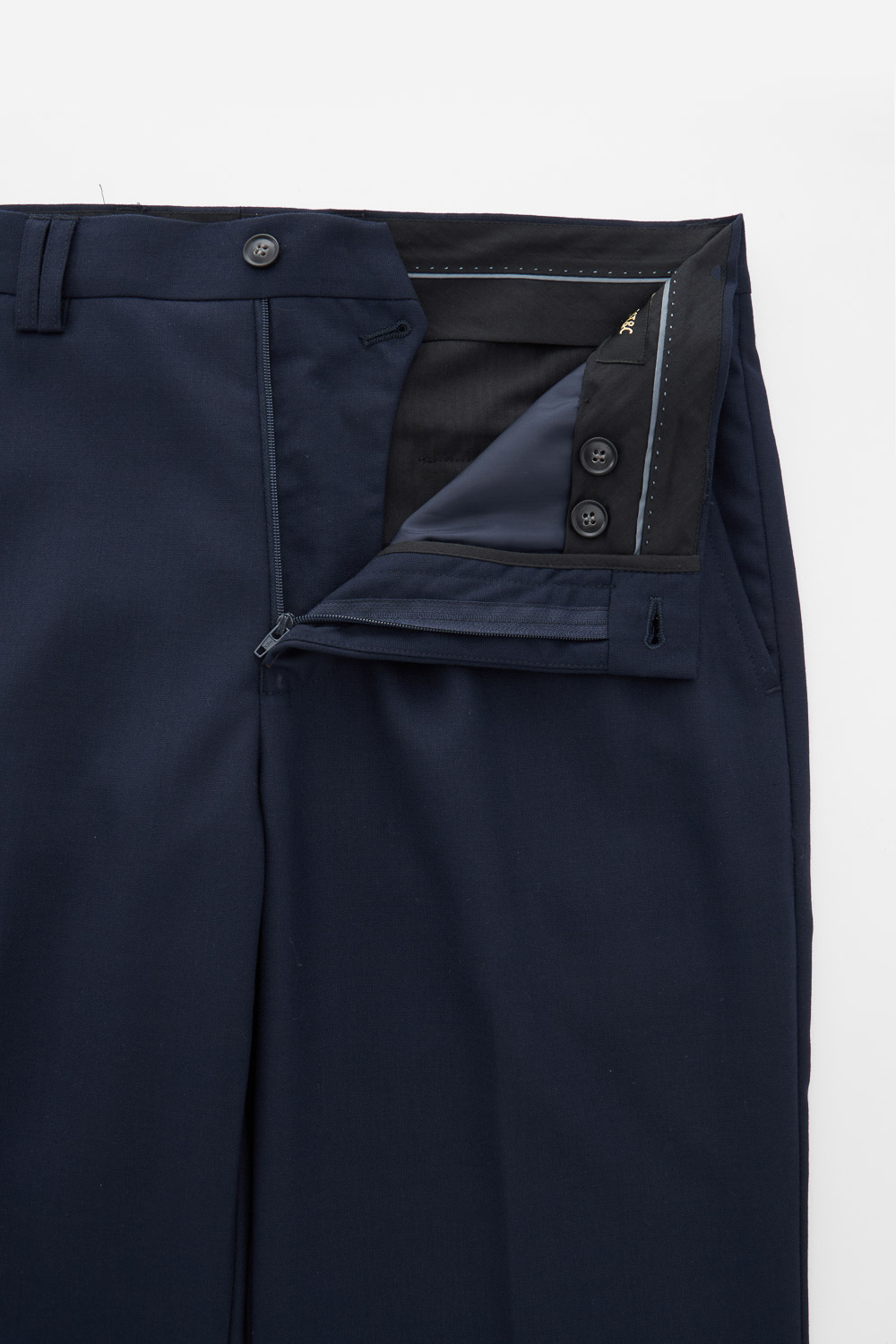SST&C #Milan Series Midnight Blue Slim Trousers | 00022502006_7