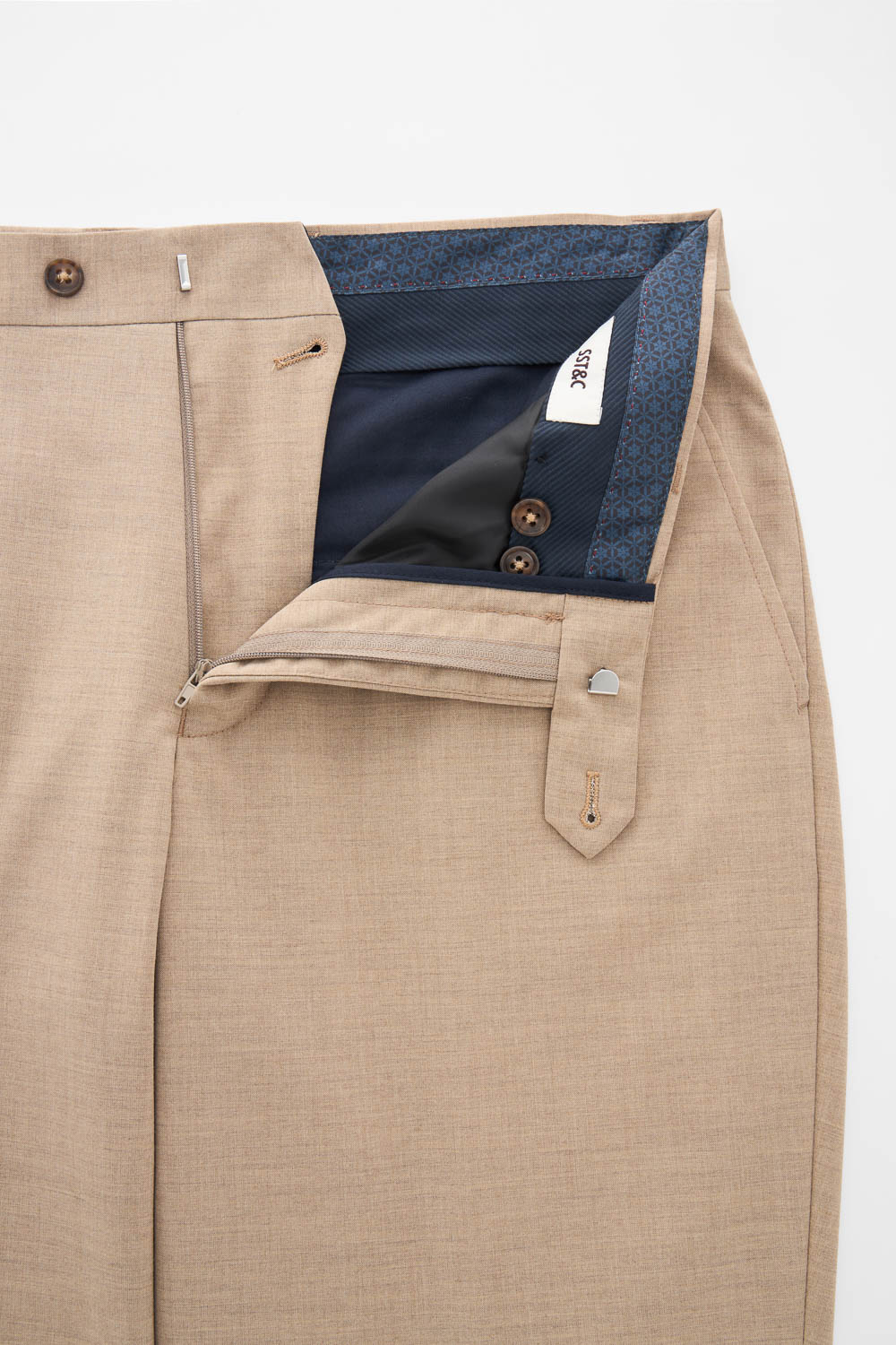 SST&C Khaki Leisure Trousers | 00022502013_7