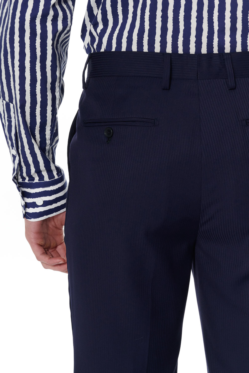 SST&C Shadow Stripe Slim Trousers | 00022502015_5