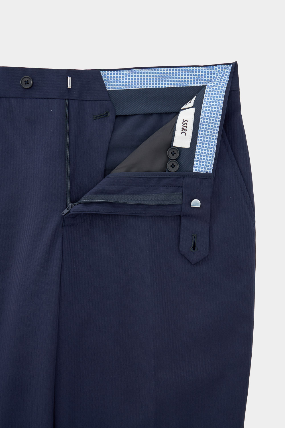 SST&C Shadow Stripe Slim Trousers | 00022502015_7