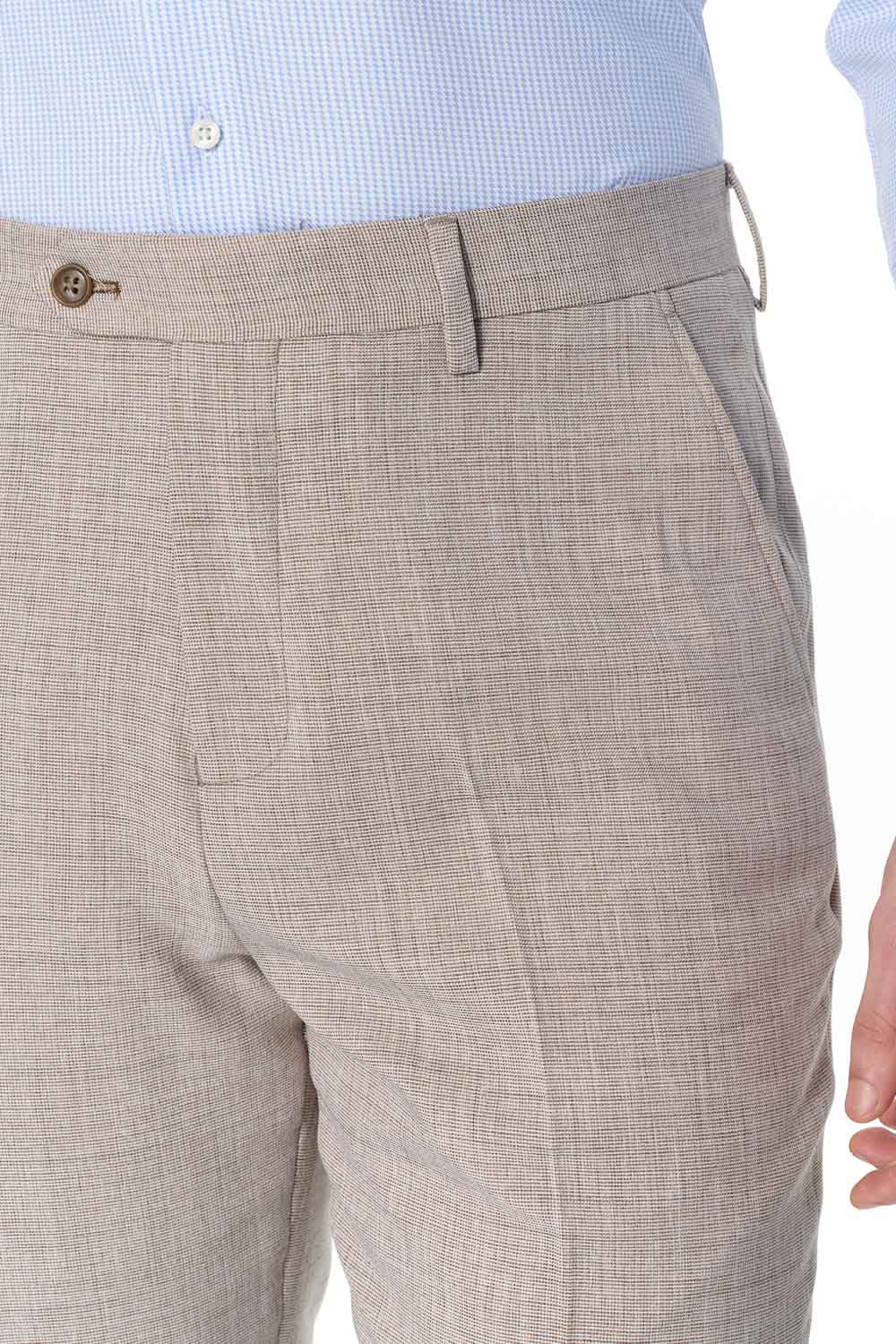 【Customized pants】SST&C Beige Slim Trousers | 00022502010_4