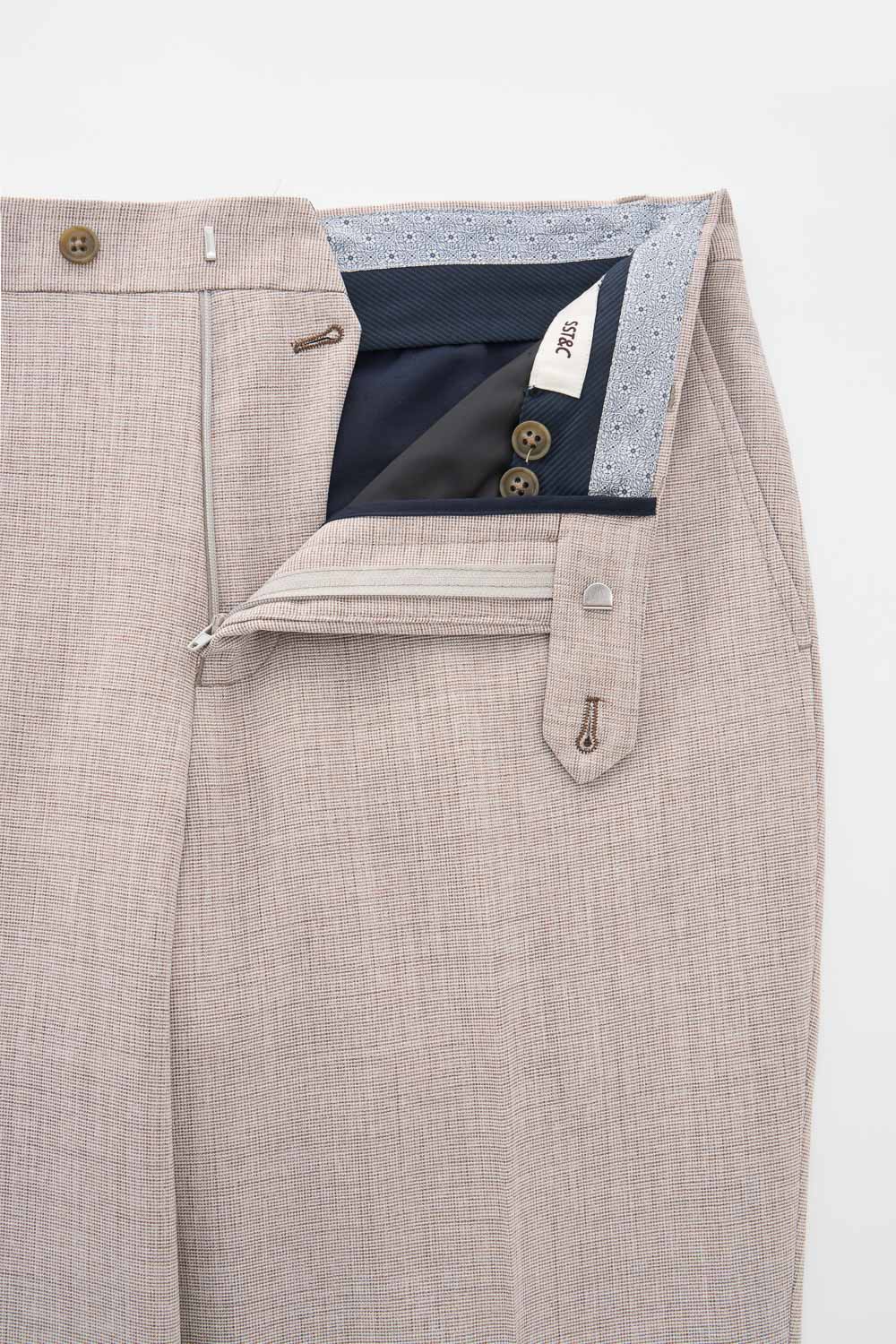 【Customized pants】SST&C Beige Slim Trousers | 00022502010_7