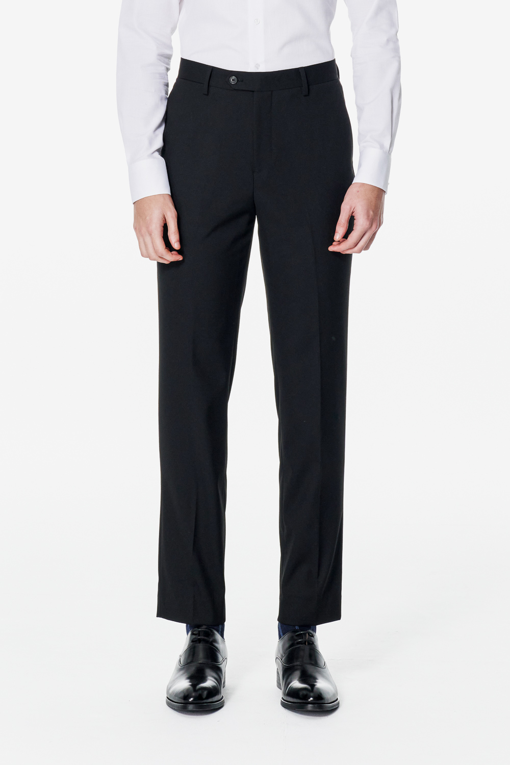 【Customized pants】SST&C Black Slim Trousers | 00022502014_0